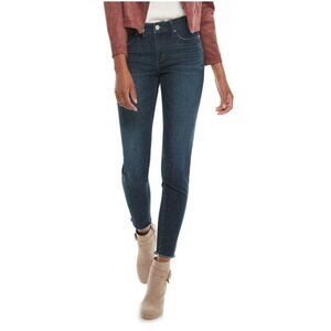 LC Lauren Conrad Womens Mid Rise Dark Wash Super Skinny - NWOT